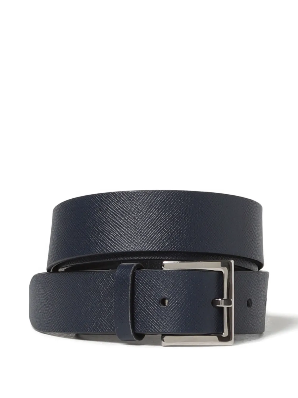 Orciani Saffiano basic belt | Blue | Image 1