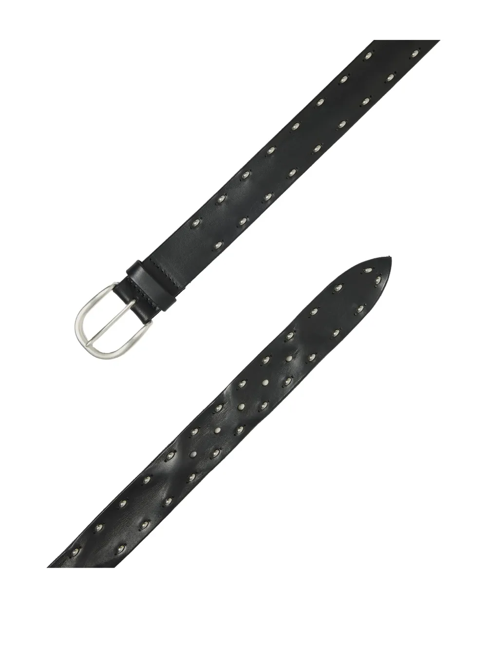 Orciani studded belt - Zwart