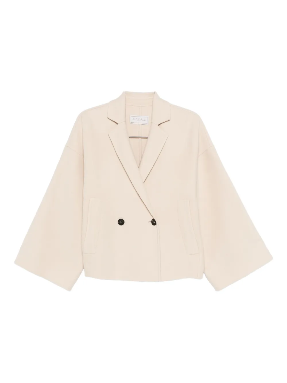 Antonelli Double-breasted Blazer In White