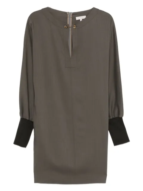 Antonelli cuff-detailing mini dress