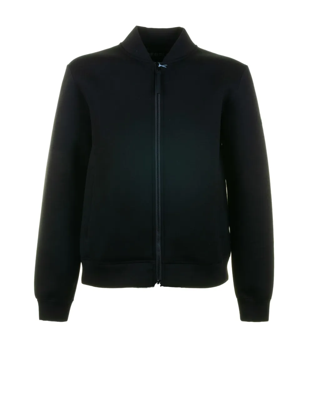 People Of Shibuya Basko Zip Bomber Jacket In Black