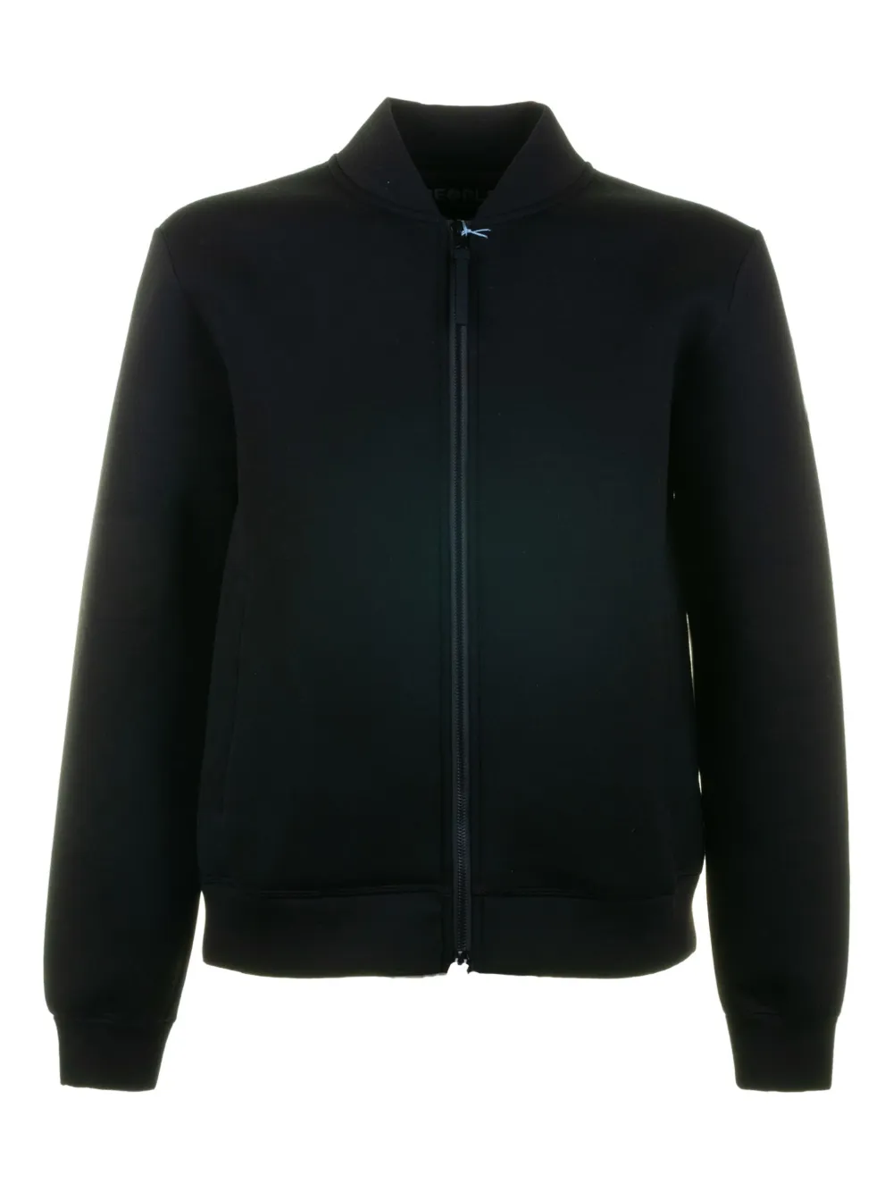 People Of Shibuya Basko Zip Bomber Jacket In Black