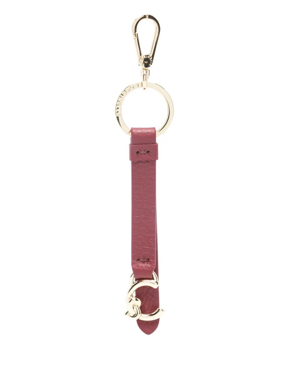 Coccinelle logo-charm keyring | Red | Image 1