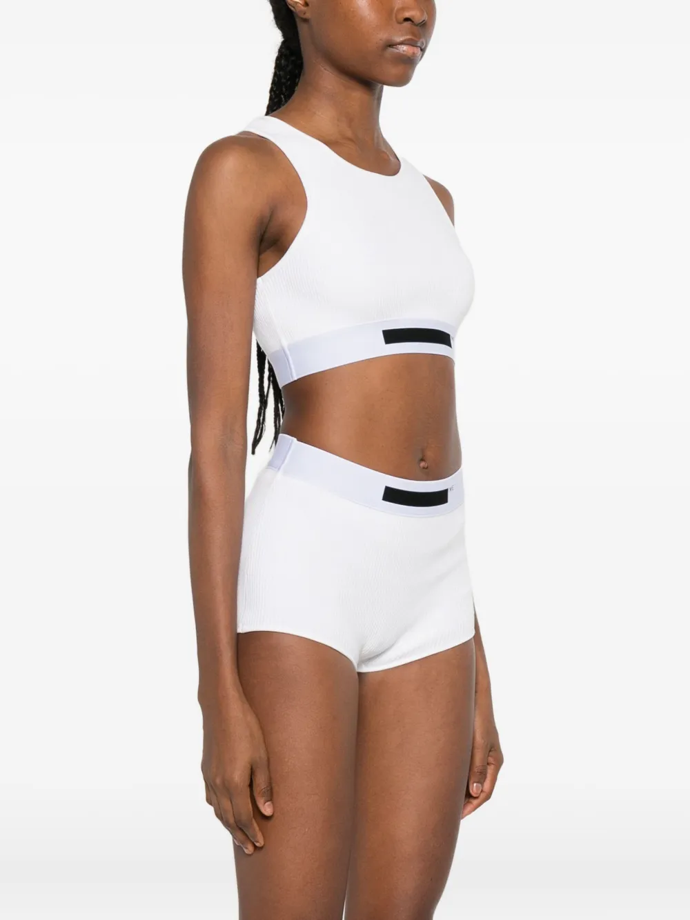 Logo-Detail Crop Top