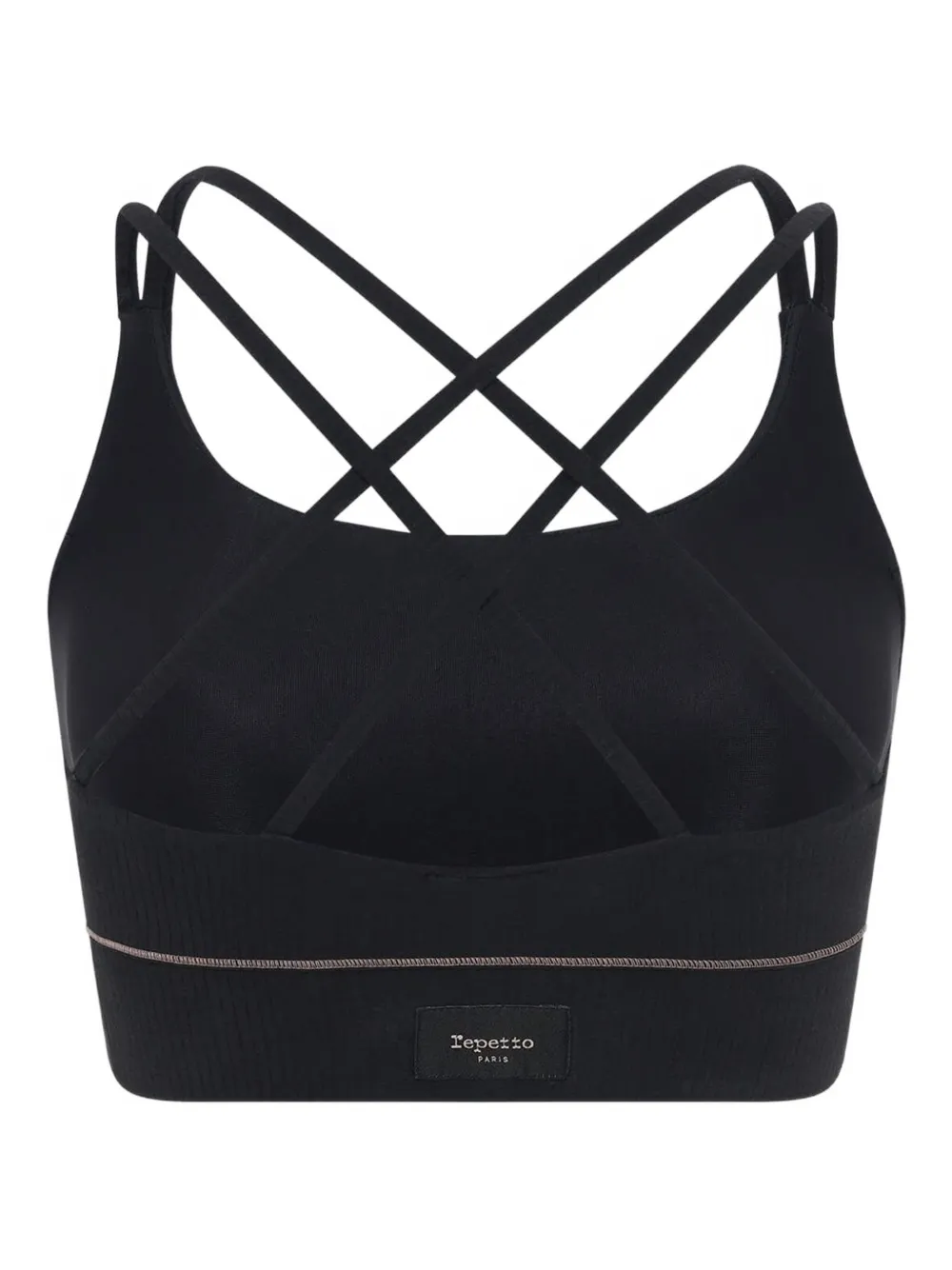 Repetto Equilibre criss-cross sports bra - Zwart