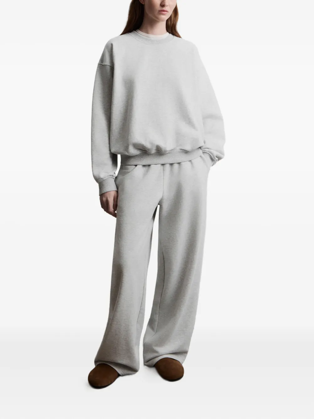 12 STOREEZ Badstof sweater Grijs