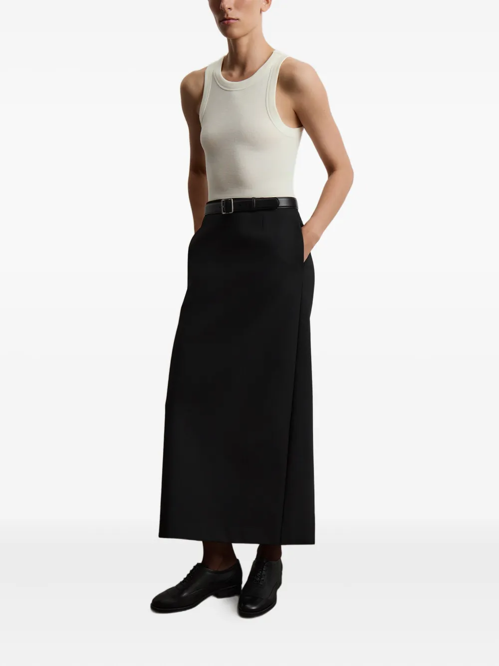 12 STOREEZ camiseta tejida de canalé | Chalecos y camisetas | Image 2