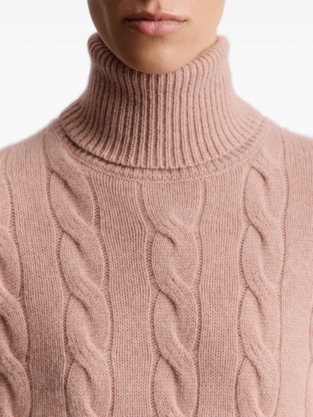 12 STOREEZ Kabelgebreide coltrui Roze