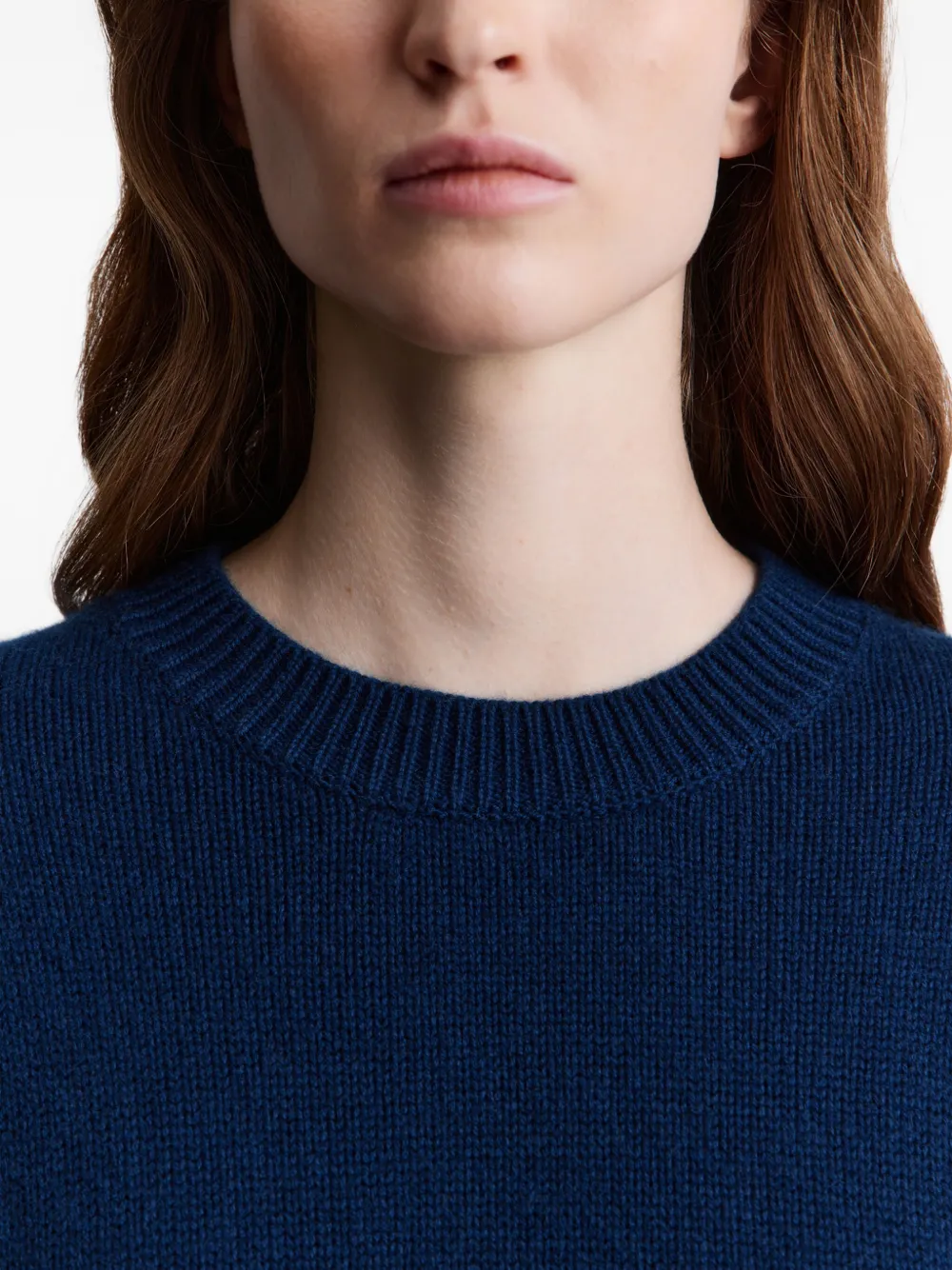 12 STOREEZ Luna gebreide trui Blauw