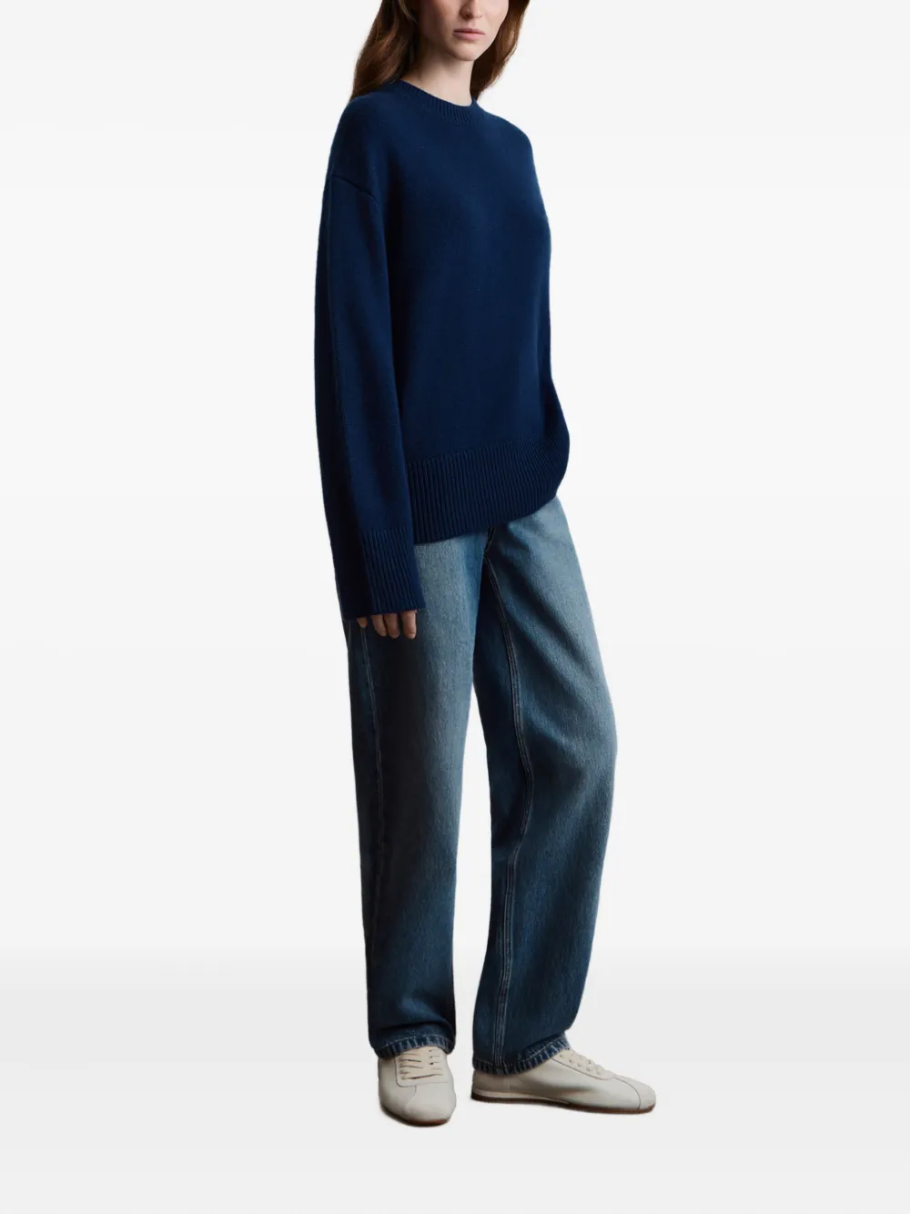 12 STOREEZ Luna gebreide trui Blauw