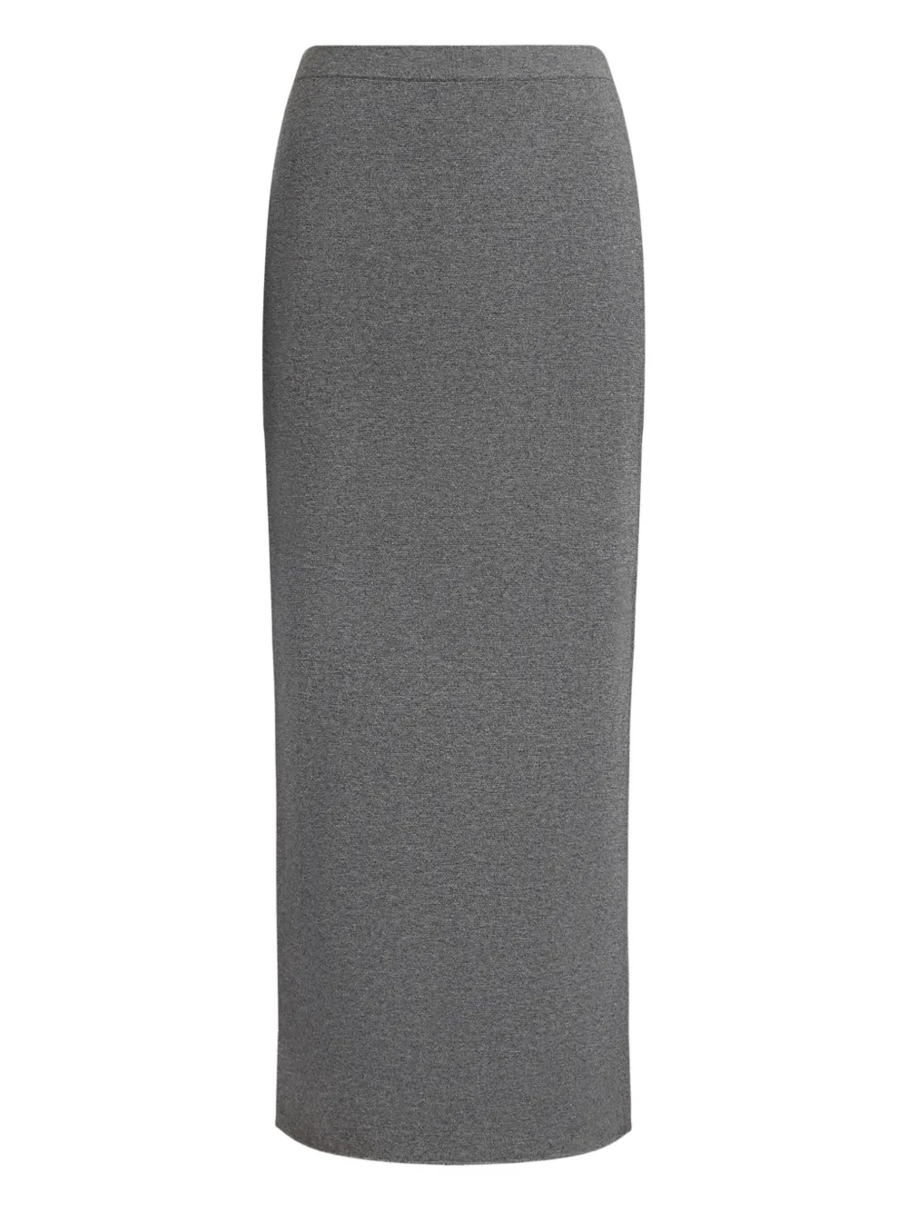 12 STOREEZ Gonna midi in maglia - Grigio