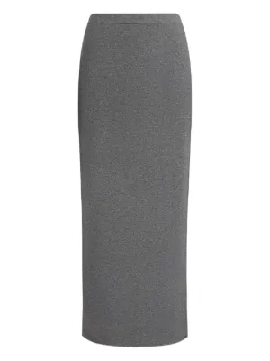 PINKO rear-slit Maxi Skirt | Black | FARFETCH RO