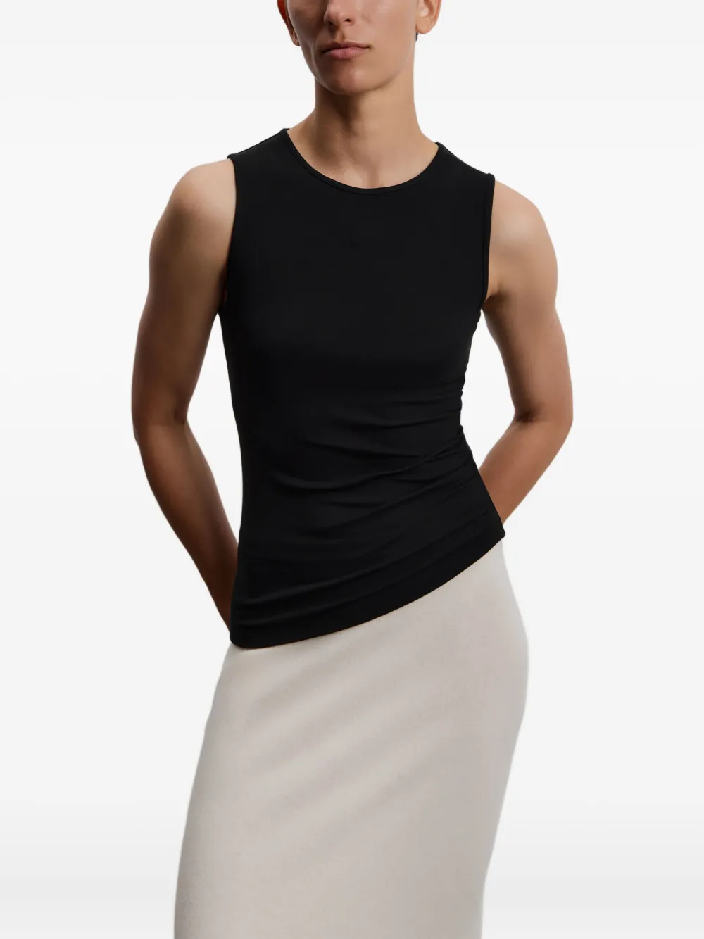 12 STOREEZ Tanktop met logo Zwart