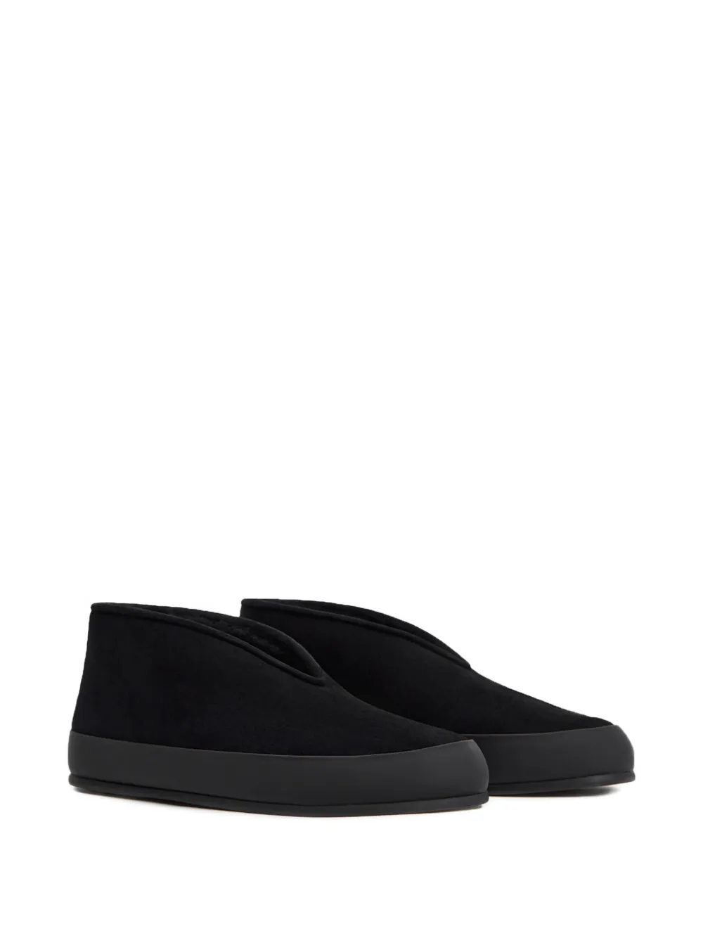 12 STOREEZ Loafers met lammy voering - Zwart
