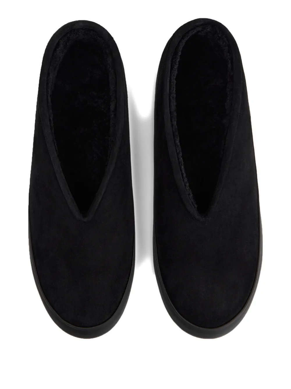12 STOREEZ Loafers met lammy voering Zwart