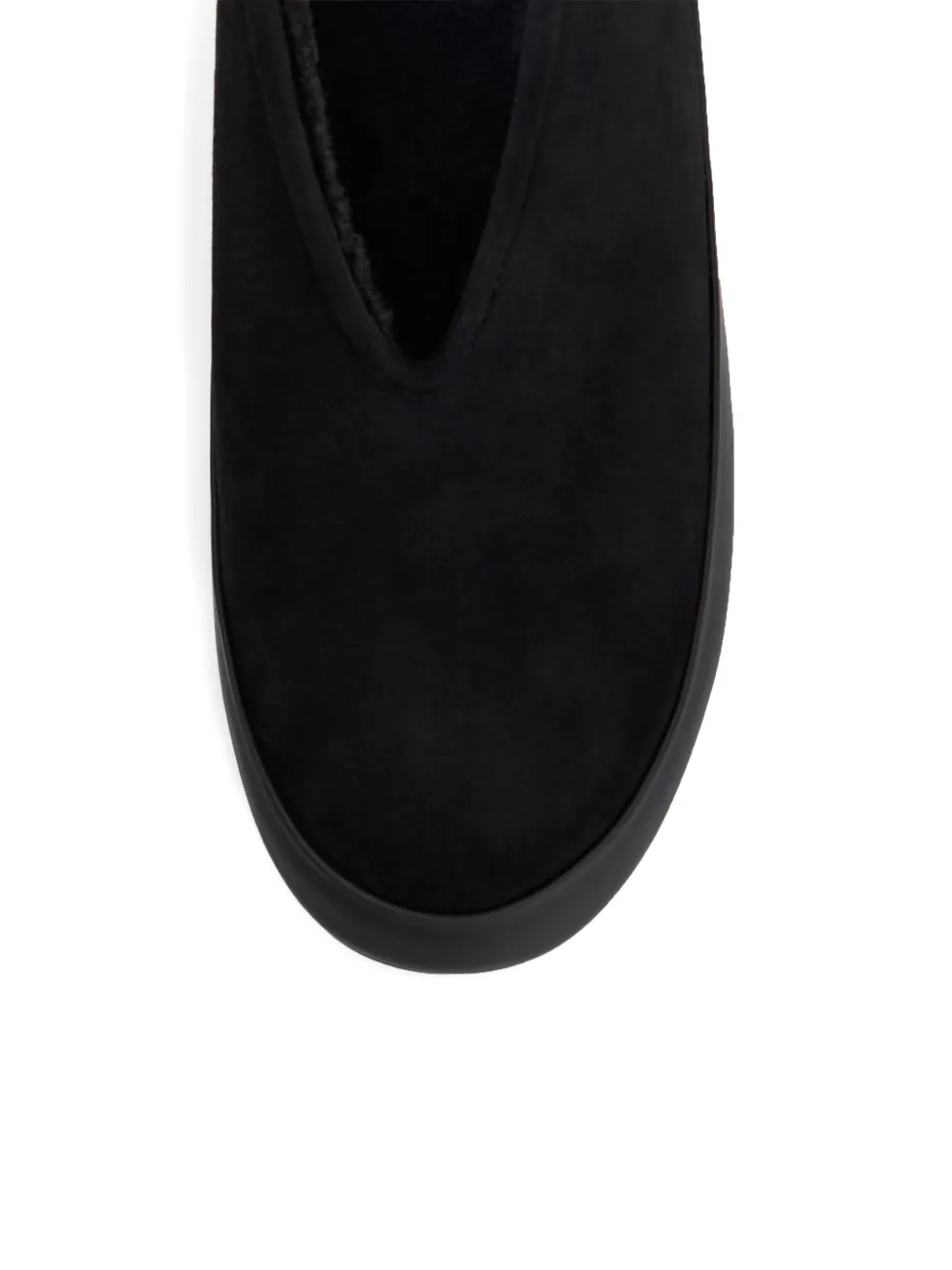 12 STOREEZ Loafers met lammy voering Zwart