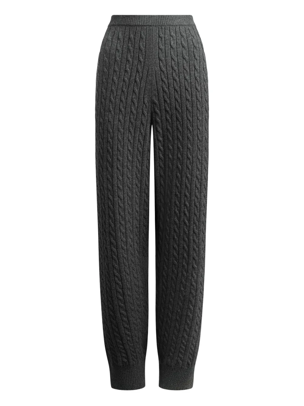12 STOREEZ Rye cable-knit trousers | Grey | Image 1