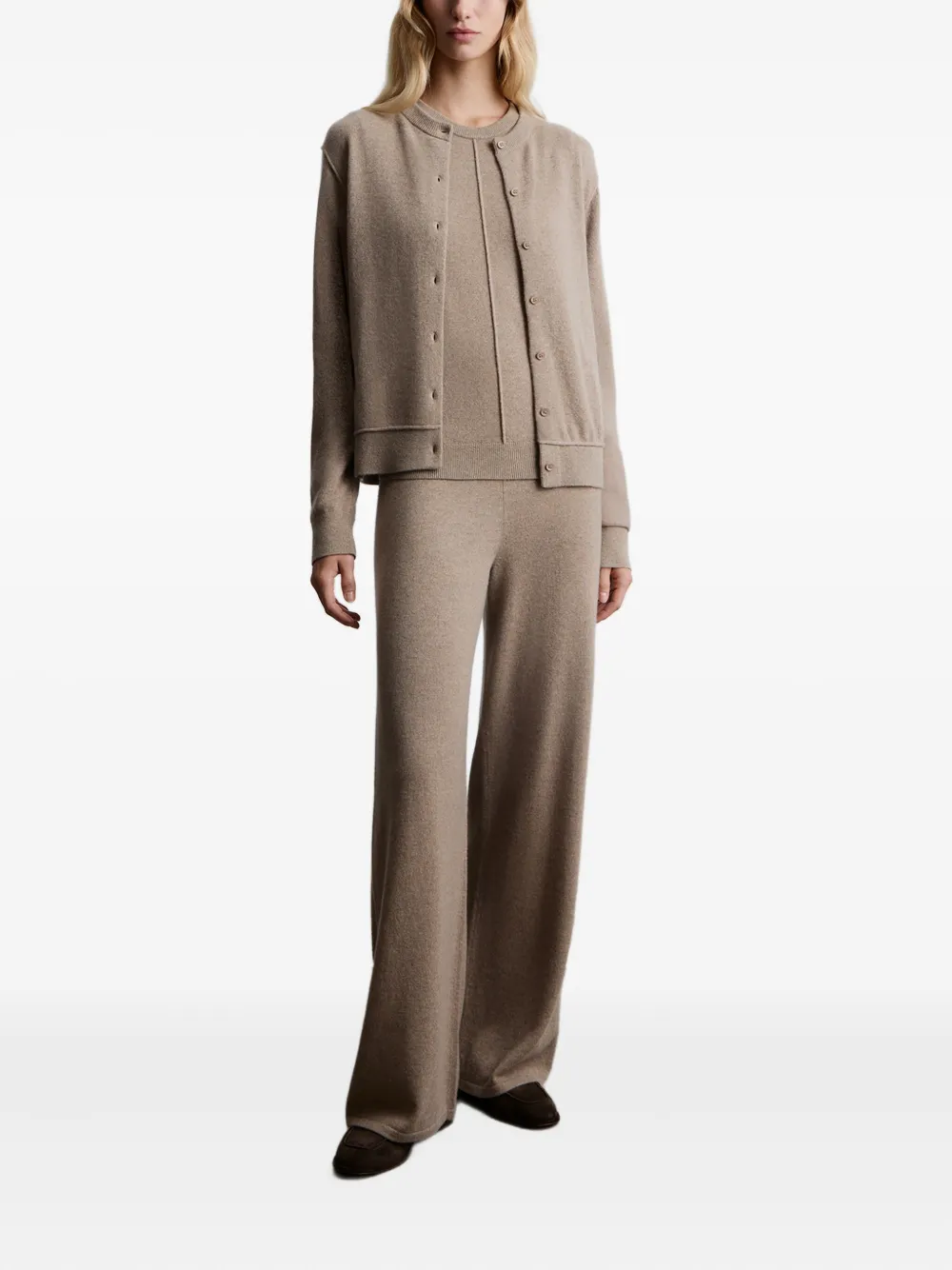 12 STOREEZ Aura kasjmier broek - Beige