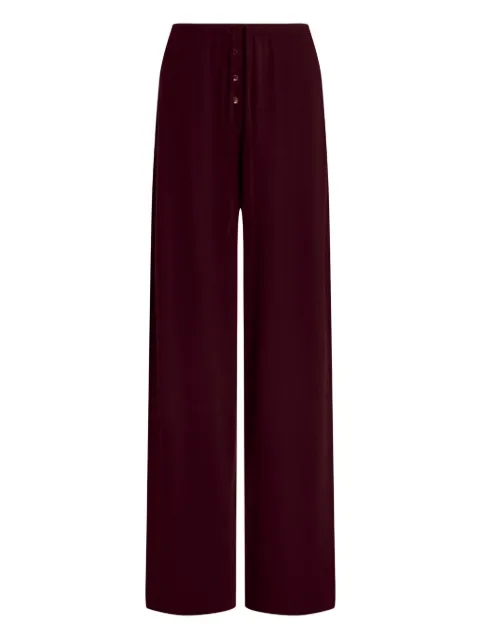12 STOREEZ pantalones tejidos de canalé con cordones