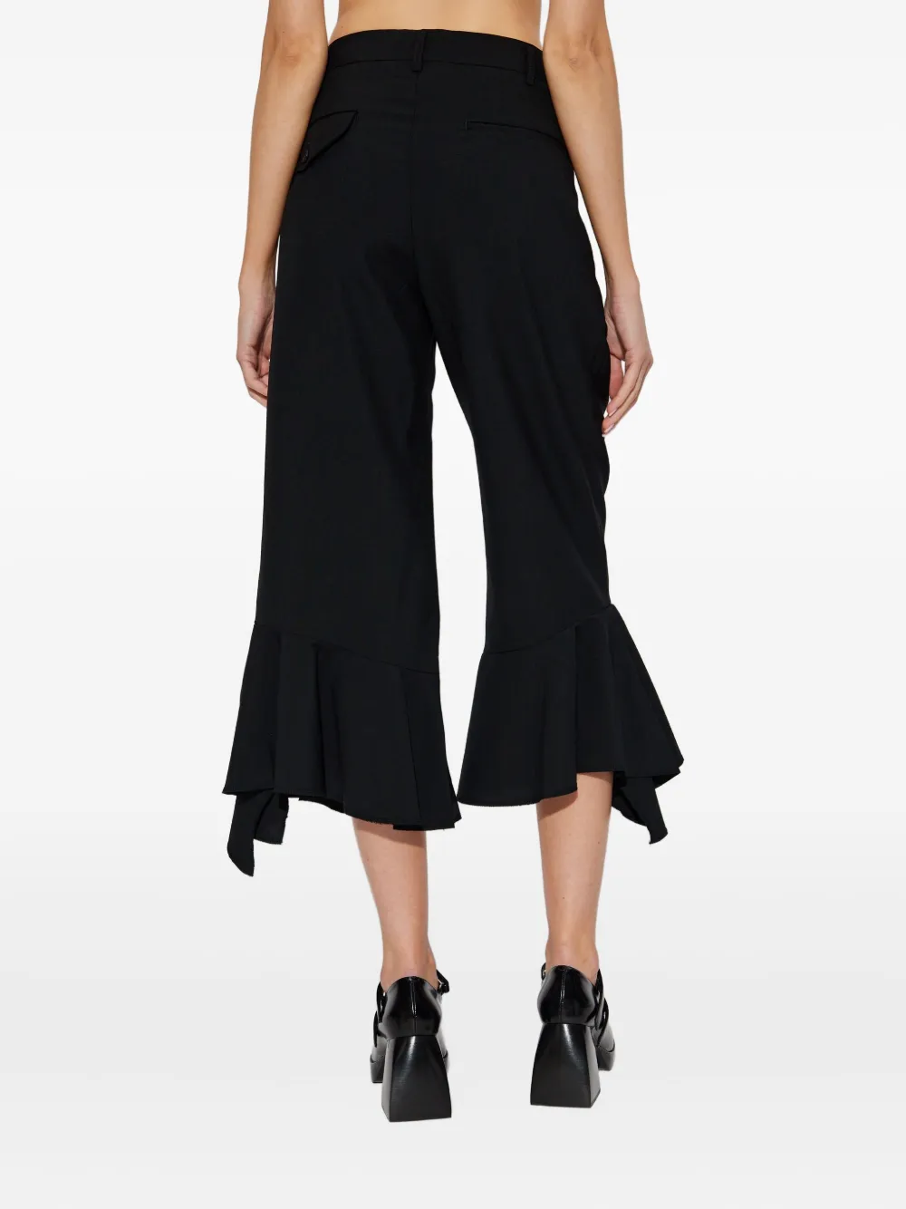 Comme Des Garçons Casual Pants With Belt Loops In Multi