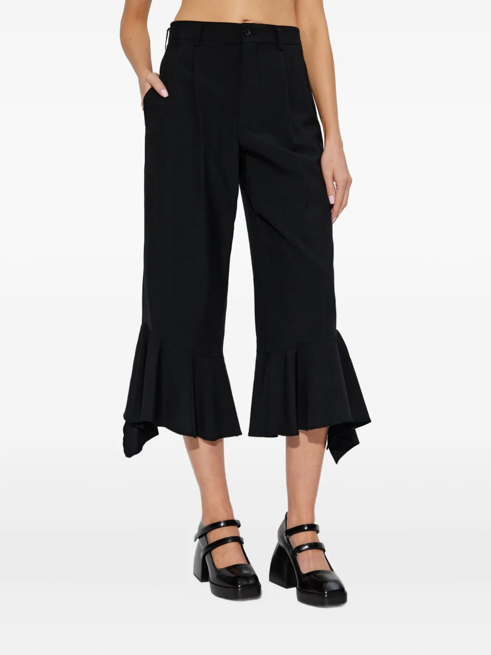 Comme Des Garçons Casual Pants With Belt Loops In Multi