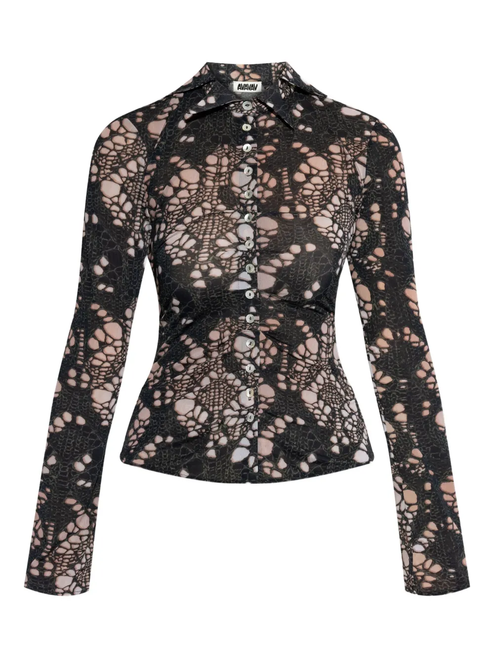 AVAVAV Langärmeliges Hemd | Schwarz | Image 1