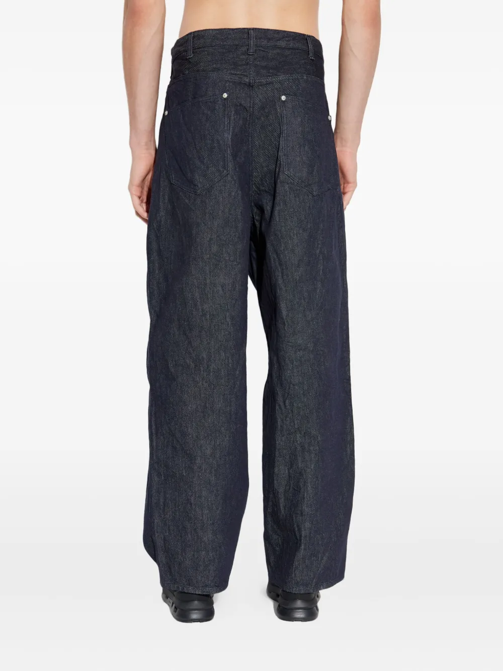 Comme Des Garçons Homme Deux Bootcut Jeans In Blue