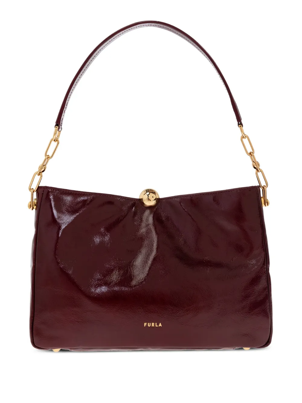 Furla Sfera Soft chain-link shoulder bag | Red | Image 1