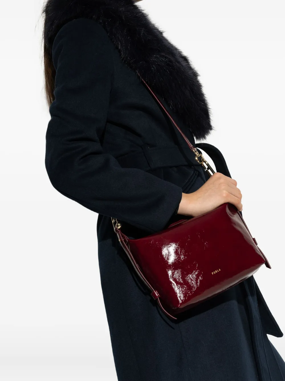 Furla mini Tonie shoulder bag - Rood