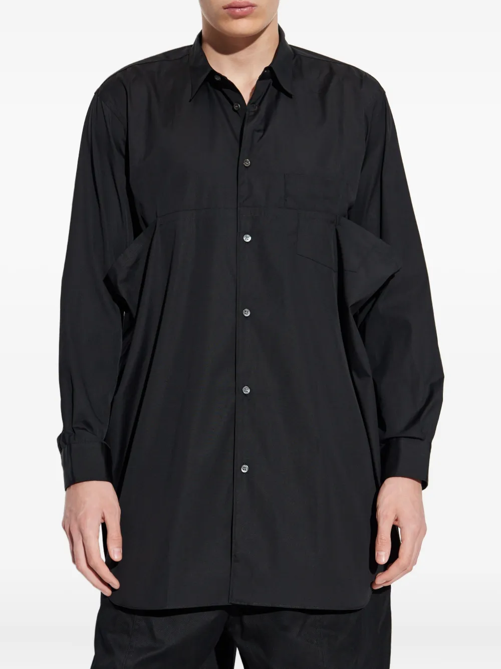 Comme Des Garçons Shirt Overhemd met zakdetail Zwart