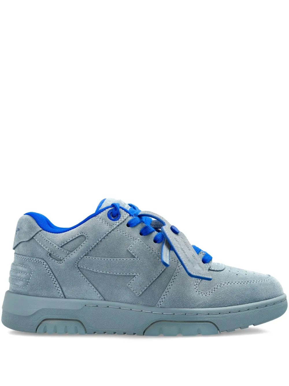 Off-white Arrow Lace-up Sneakers In Blue
