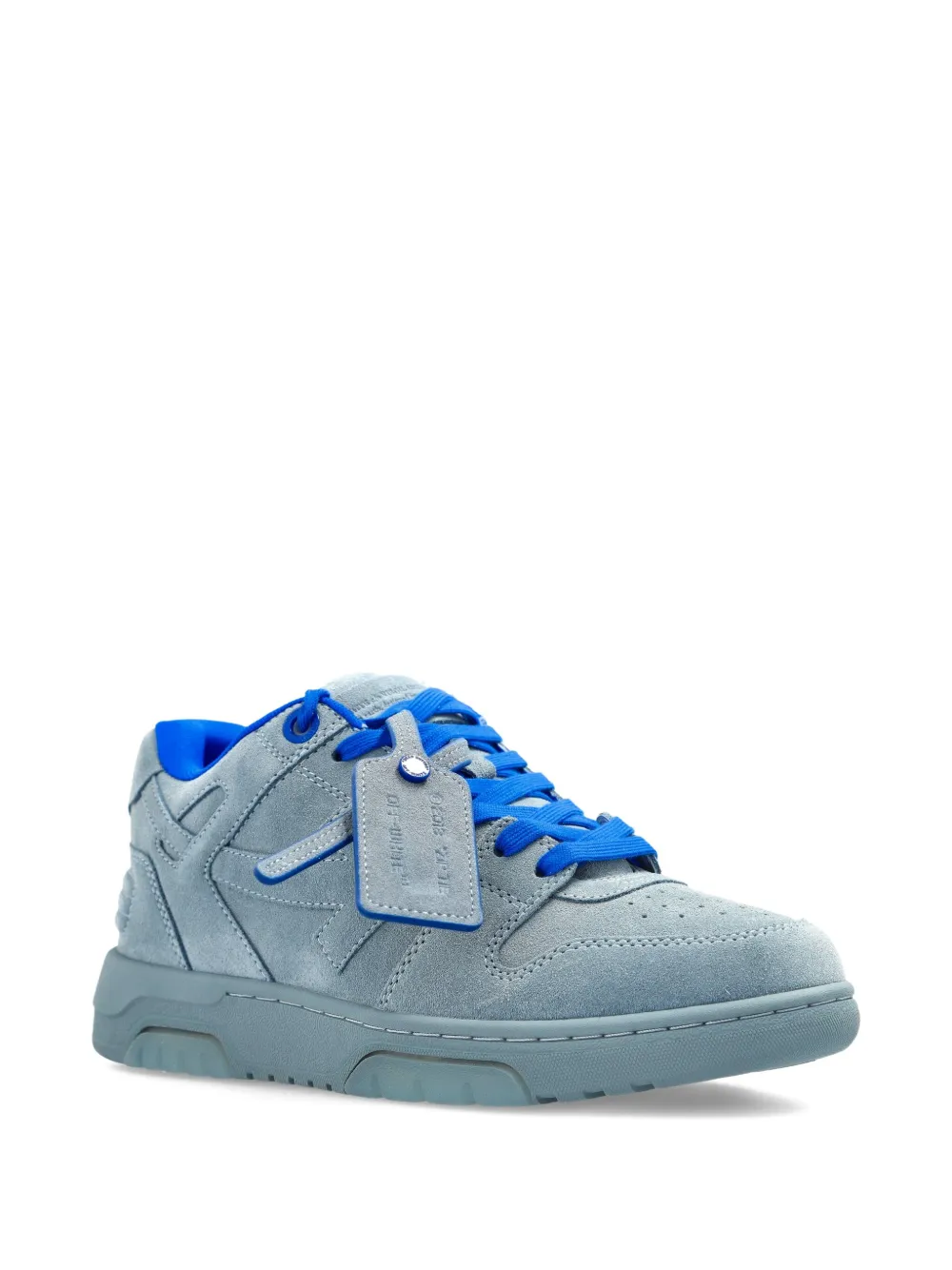 Off-white Arrow Lace-up Sneakers In Blue