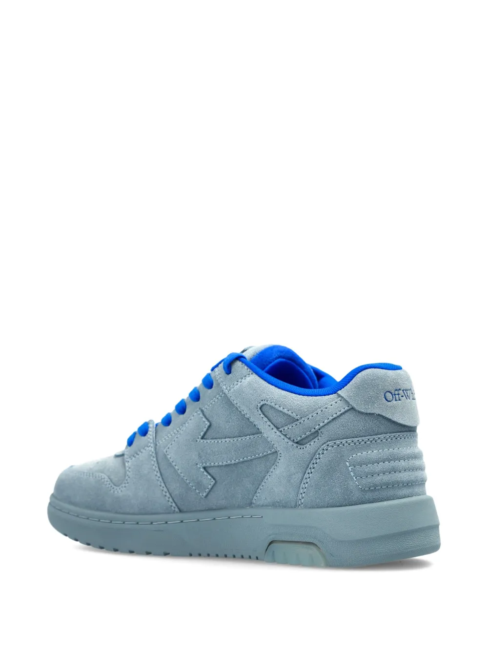 Off-white Arrow Lace-up Sneakers In Blue