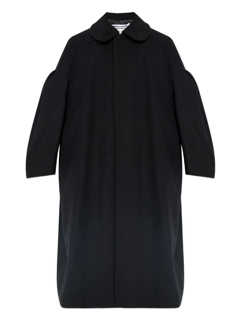 Comme Des Garçons Comme Des Garçons abrigo con cuello Peter Pan | negro | Image 1