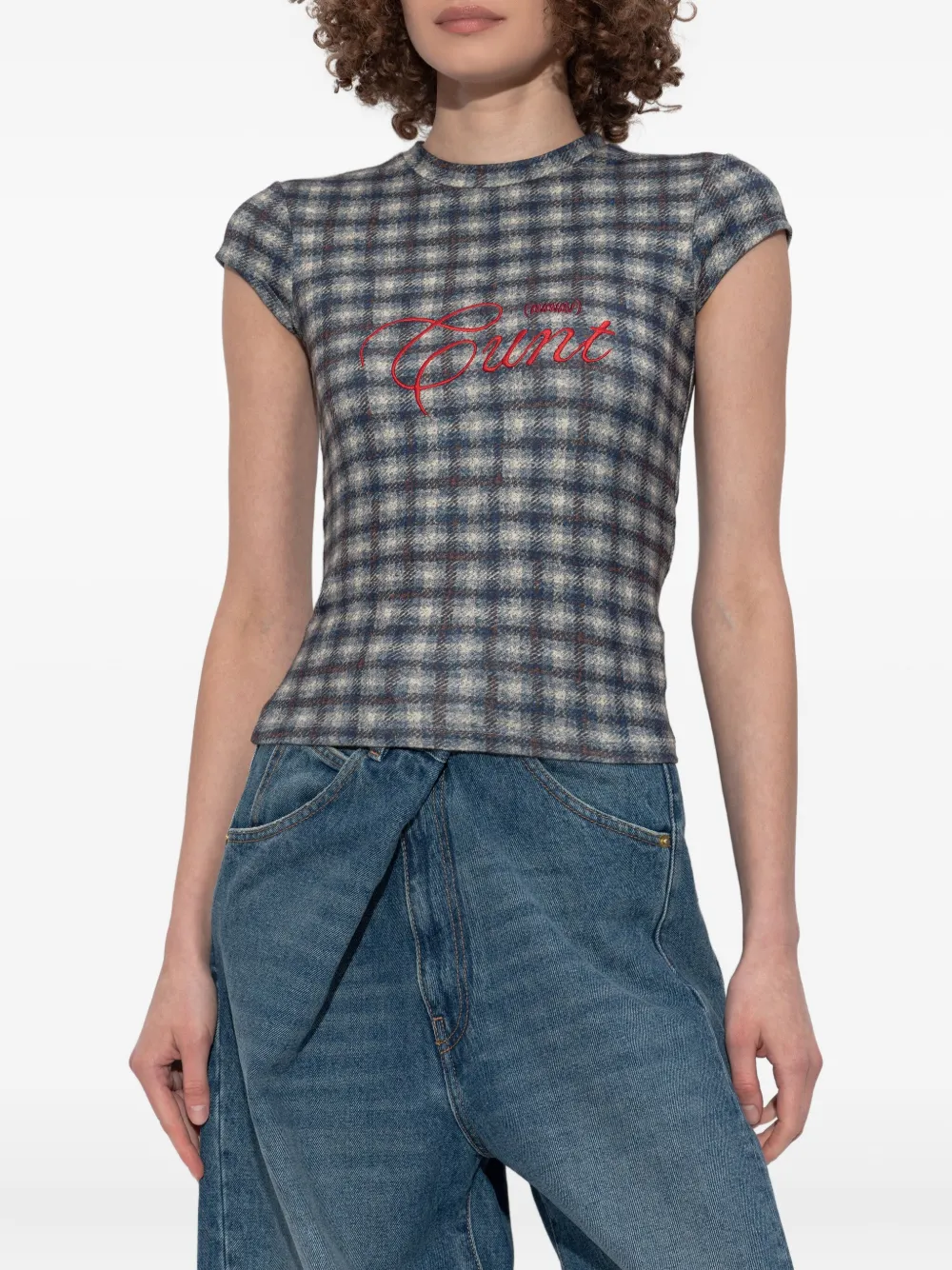 Avavav Plaid T-shirt In Multi