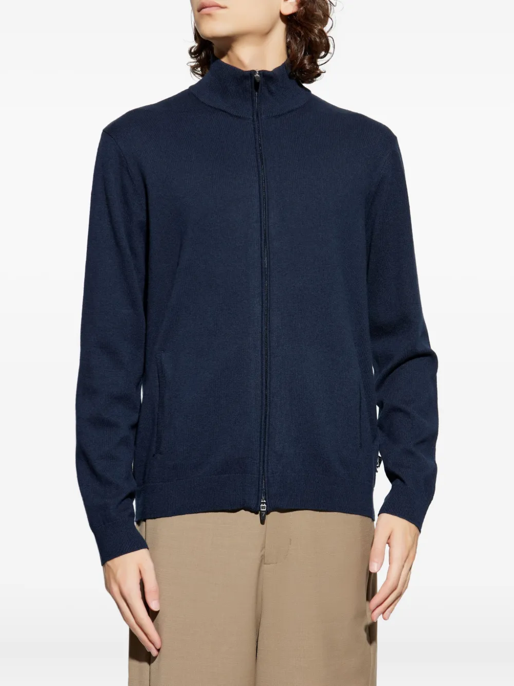 Ea7 Emporio Armani Vest met rits Blauw