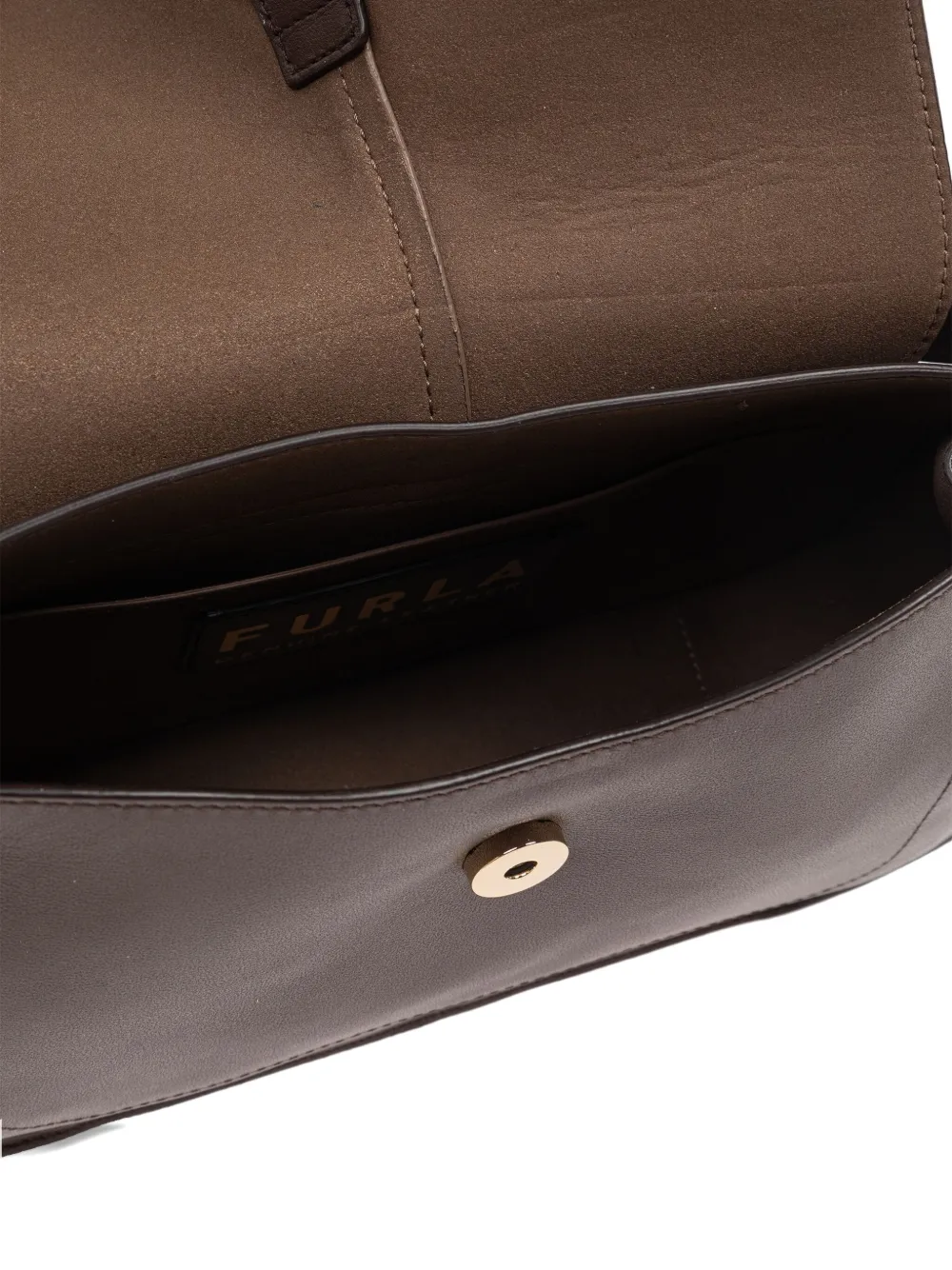 Furla Medium Flow Tote Bag In Brown