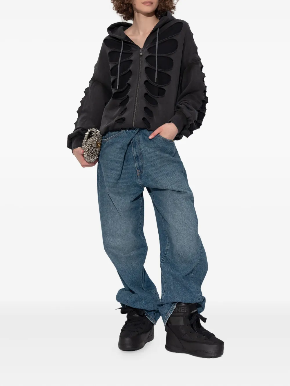 AVAVAV Shoulderless cut-out hoodie | Hoodies | Image 2