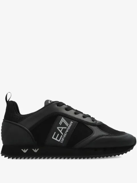 Ea7 Emporio Armani logo-print lace-up trainers