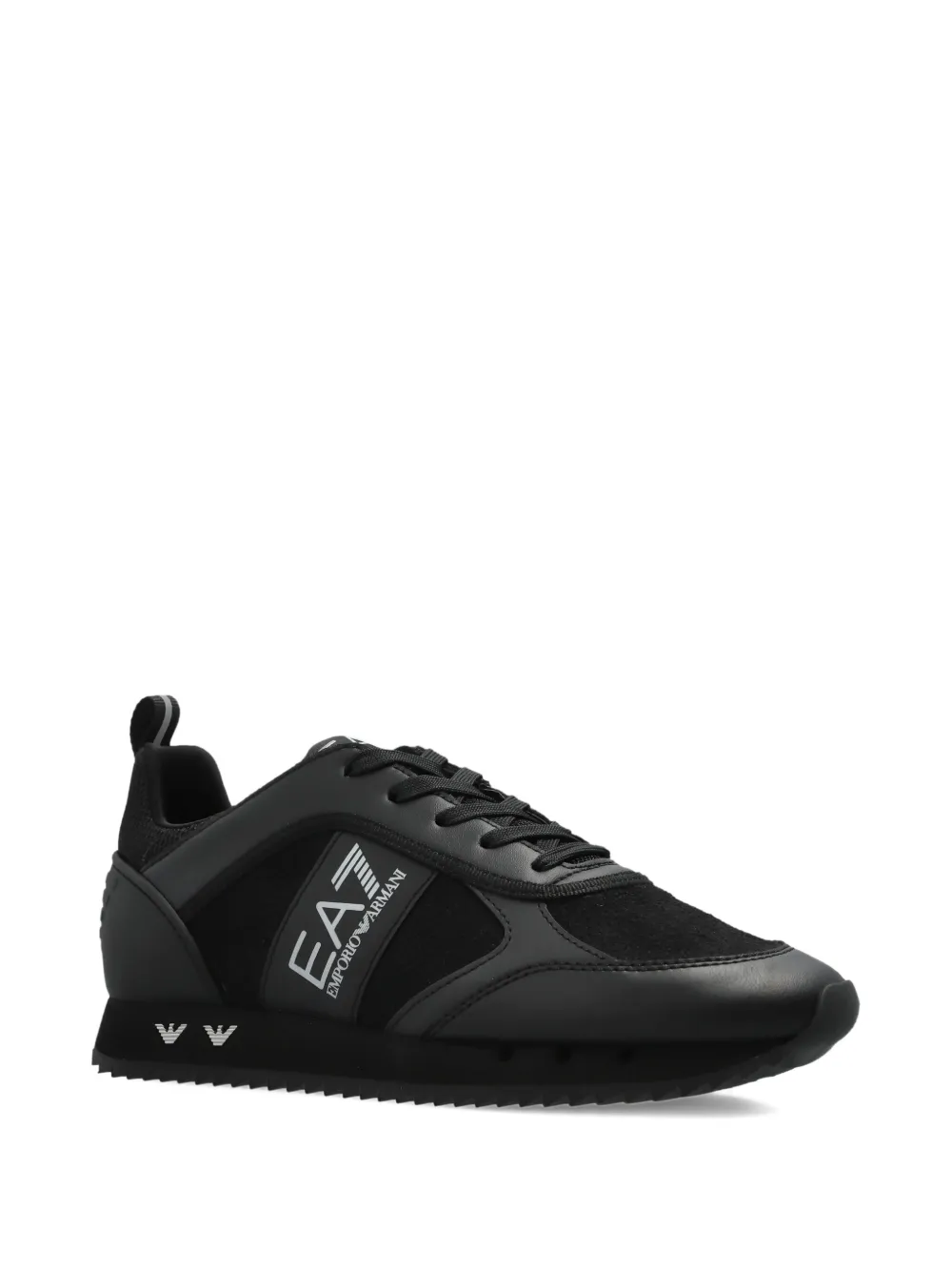 Ea7 Emporio Armani Sneakers met logoprint Zwart