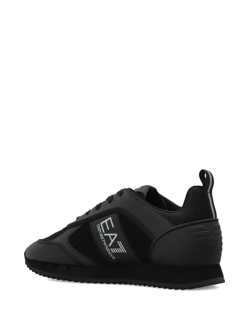 Ea7 Emporio Armani Sneakers met logoprint Zwart