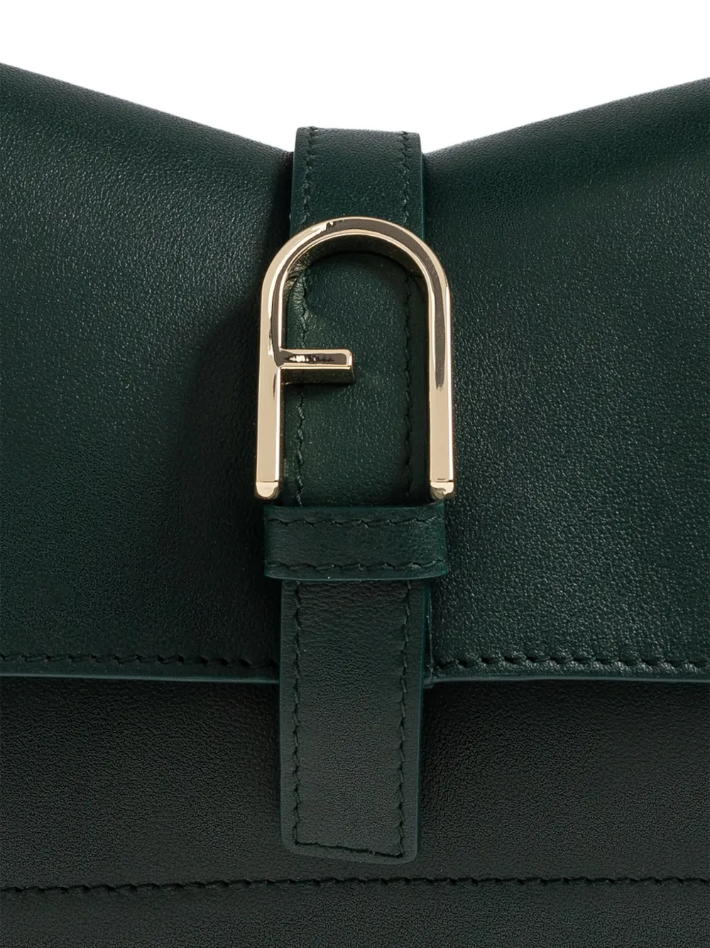 Furla Mini Flow Tote Bag In Green