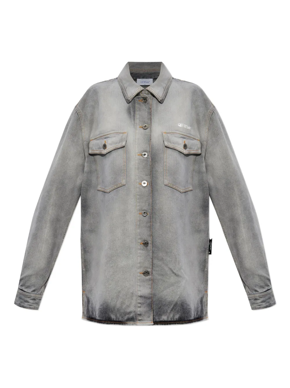 Off-white Long Sleeve Shirt In Gray