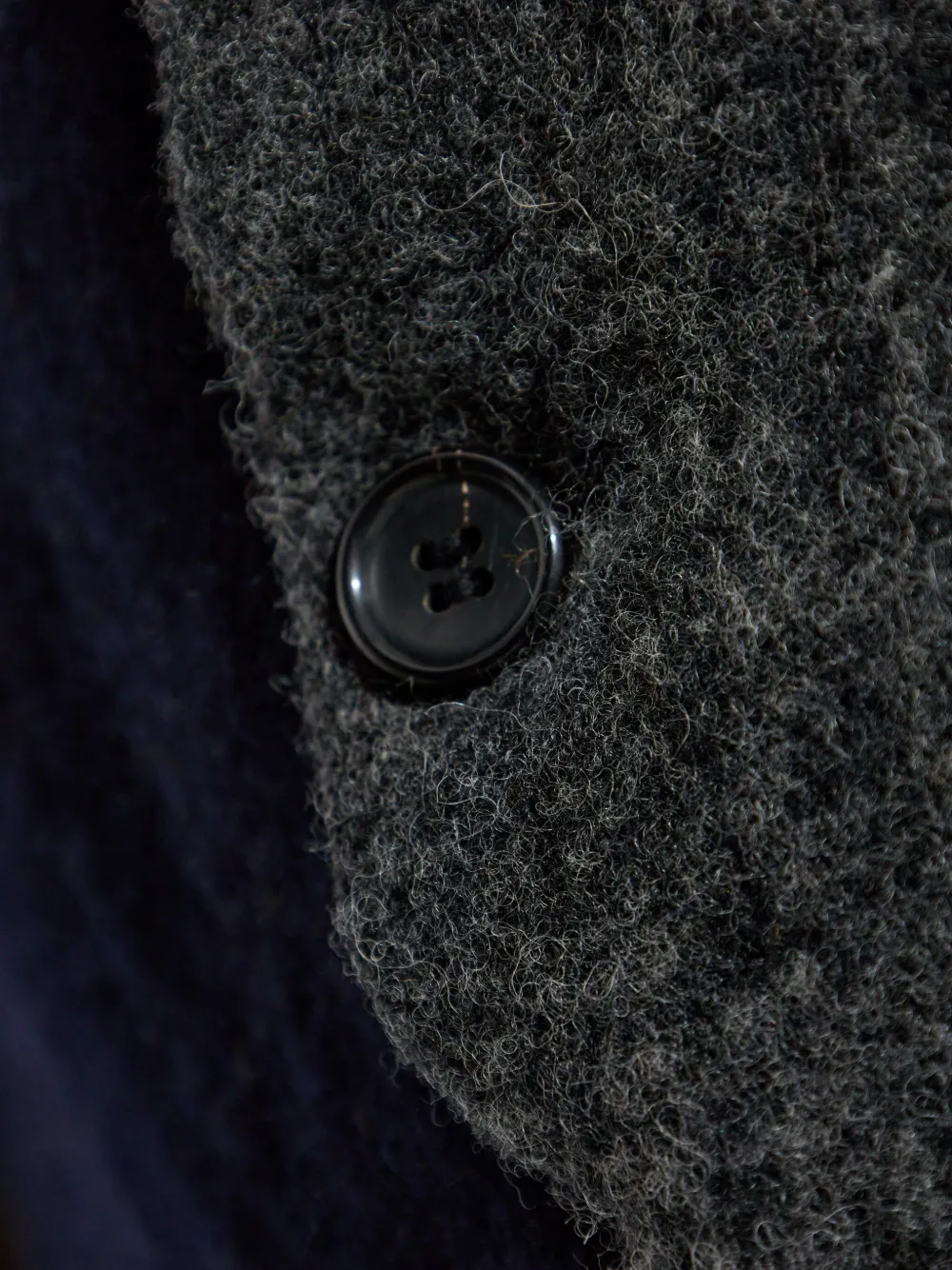 Comme Des Garçons Shirt Vest met enkele rij knopen Bruin