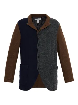 comme des garçon shirtリネンカーディガン Asymmetrical Linen Cardigan in Beige – SVRN