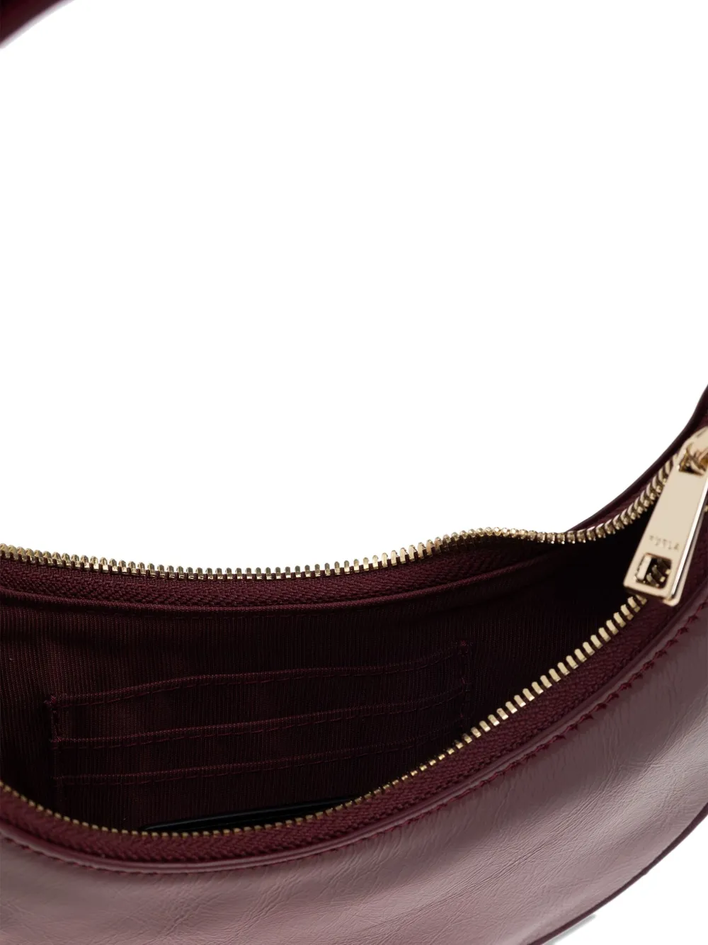 Furla Mini Delizia Tote Bag In Burgundy