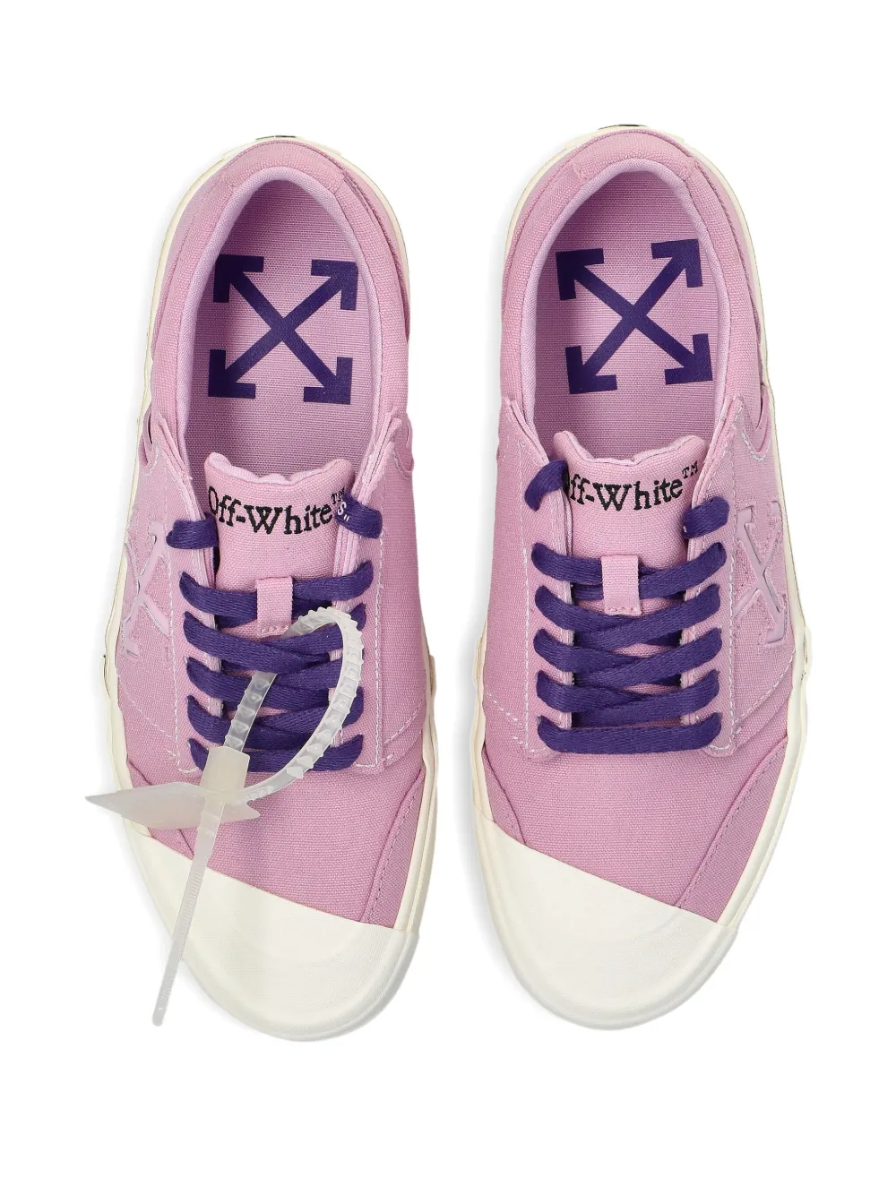 Off-White Low-top sneakers met Arrow-logo Roze
