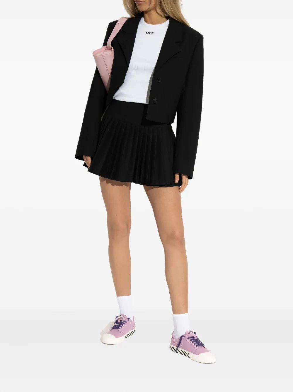 Off-White Low-top sneakers met Arrow-logo Roze