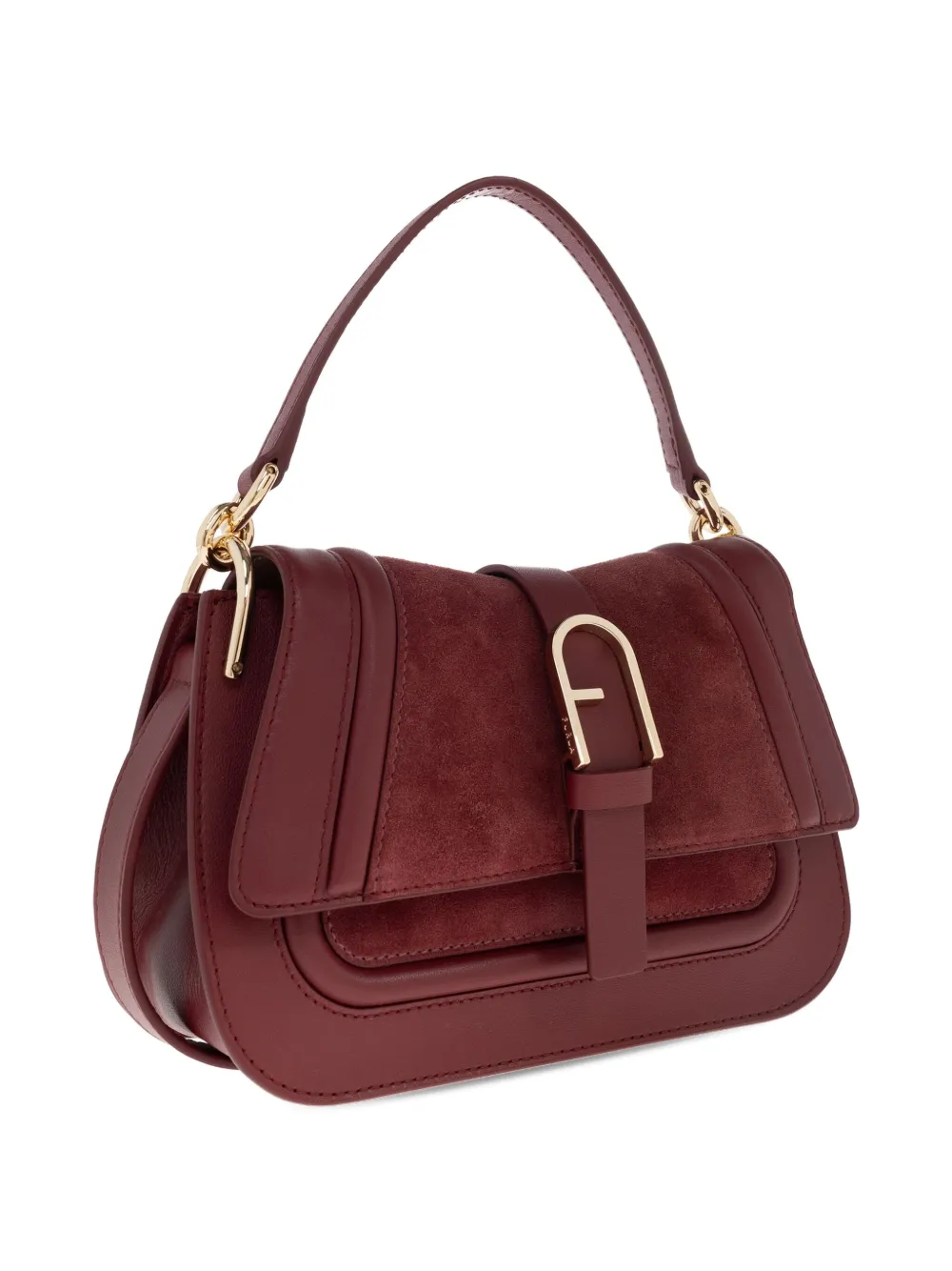 Furla Mini Flow Tote Bag In Red