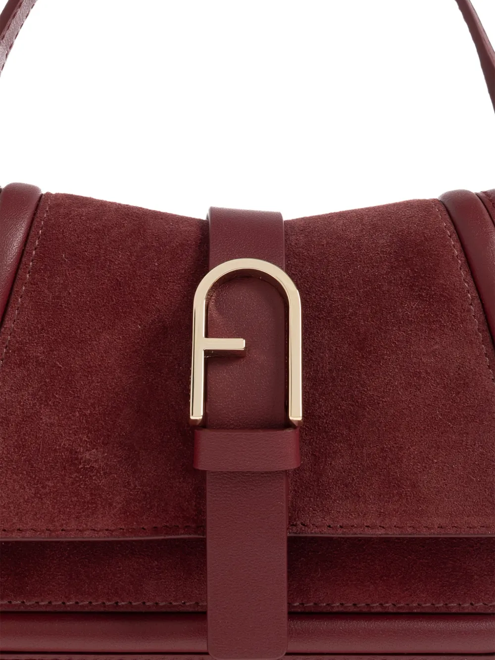 Furla Mini Flow Tote Bag In Red